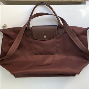 Longchamp Le Pliage Néo Top-Handle M Brown